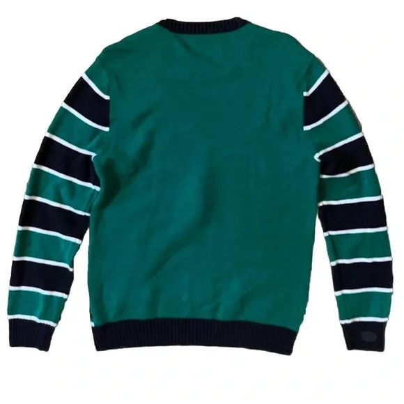 Ugly Christmas Sweater Green and Black Crewneck - Picture 2 of 4